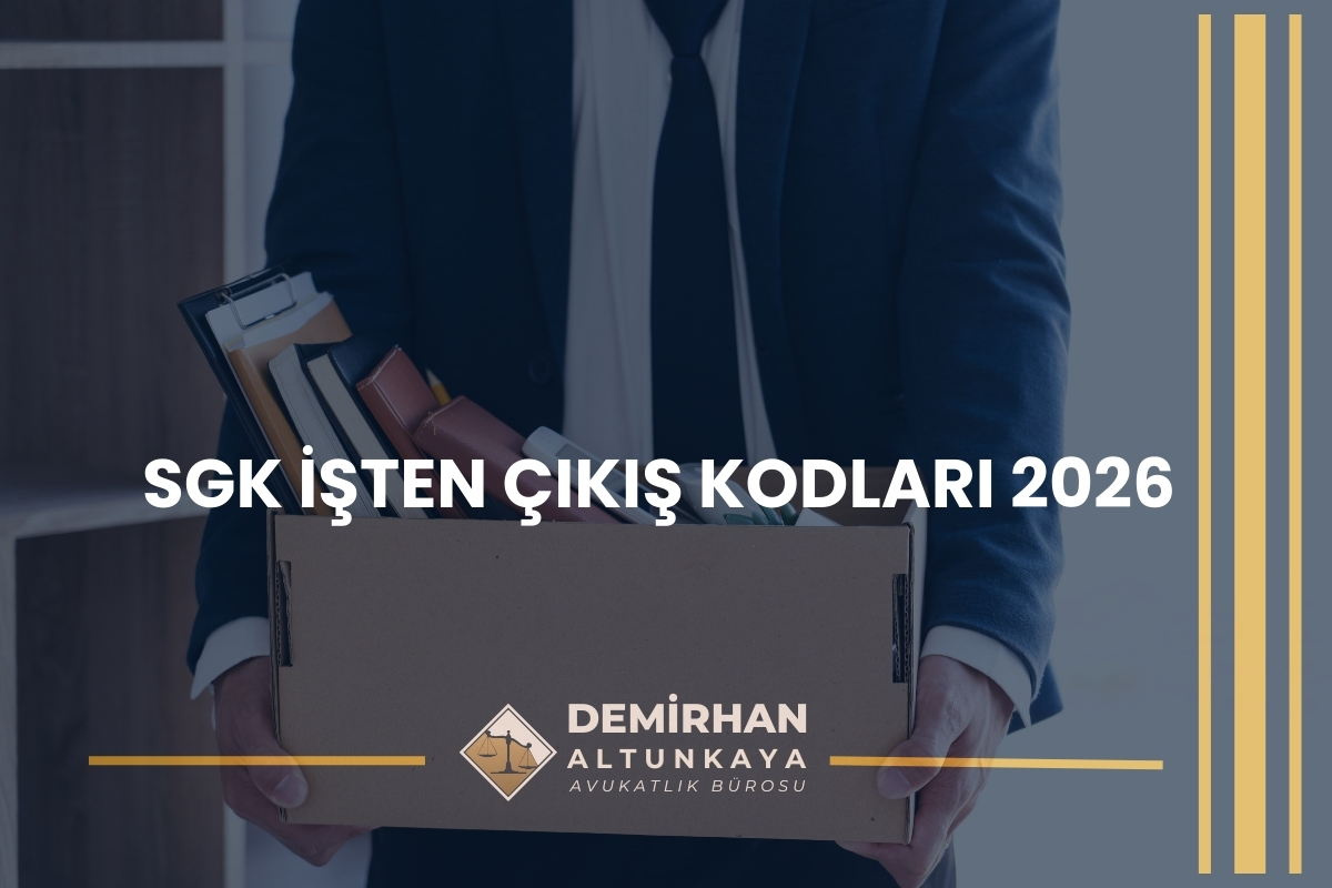 SGK İşten Çıkış Kodları 2026
