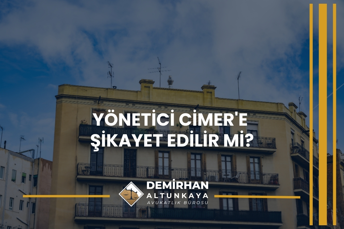 Yönetici CİMER'e Şikayet Edilir mi?